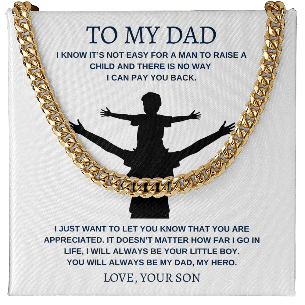 To My Dad | Cuban Link Chain