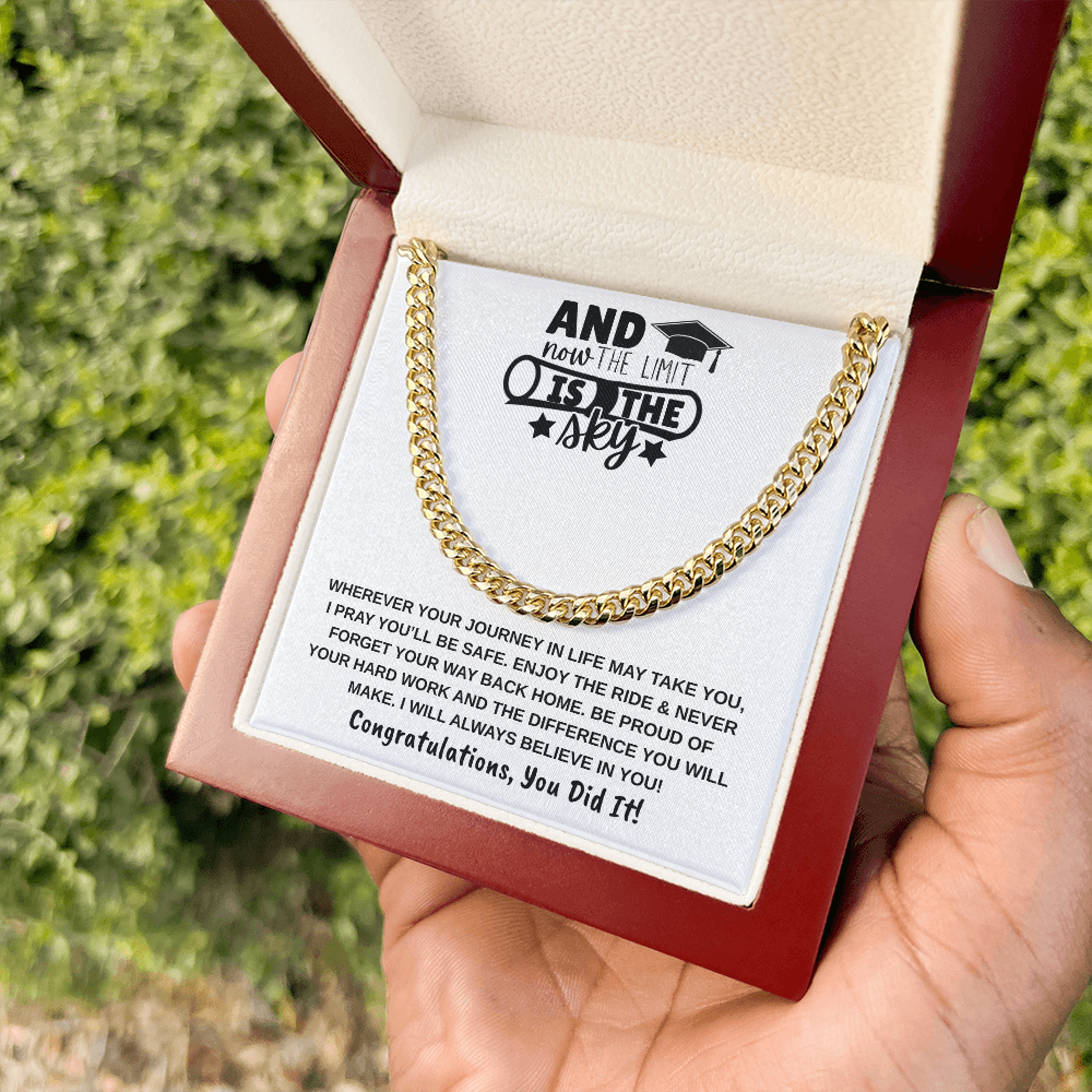 Limit is the Sky Graduation | Cuban Link Chain