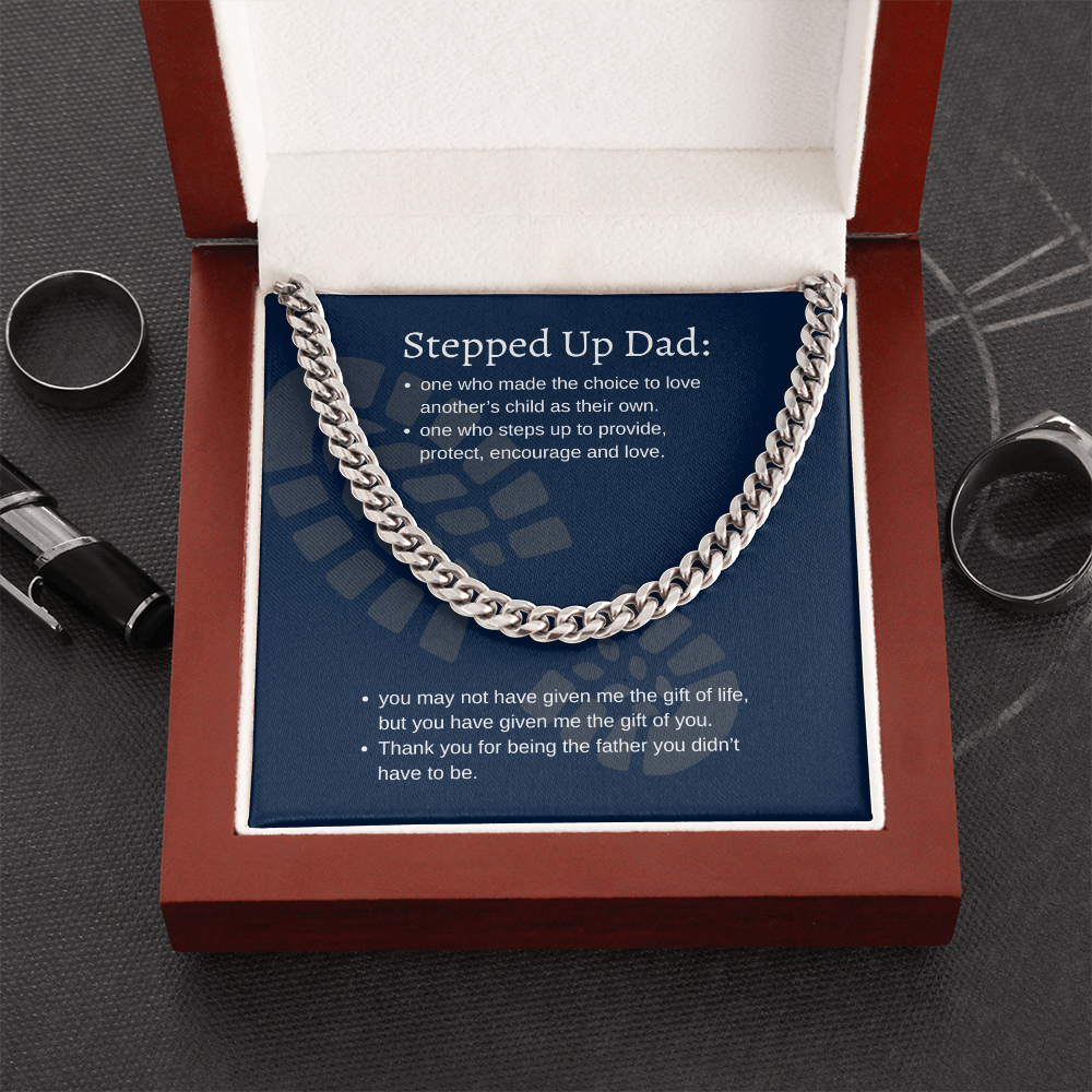 Stepped Up Dad | Cuban Link Chain
