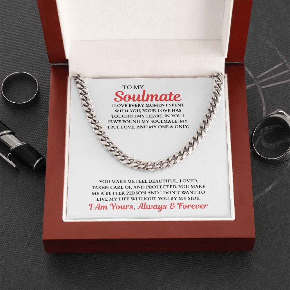 TO MY Soulmate | Cuban Link Chain