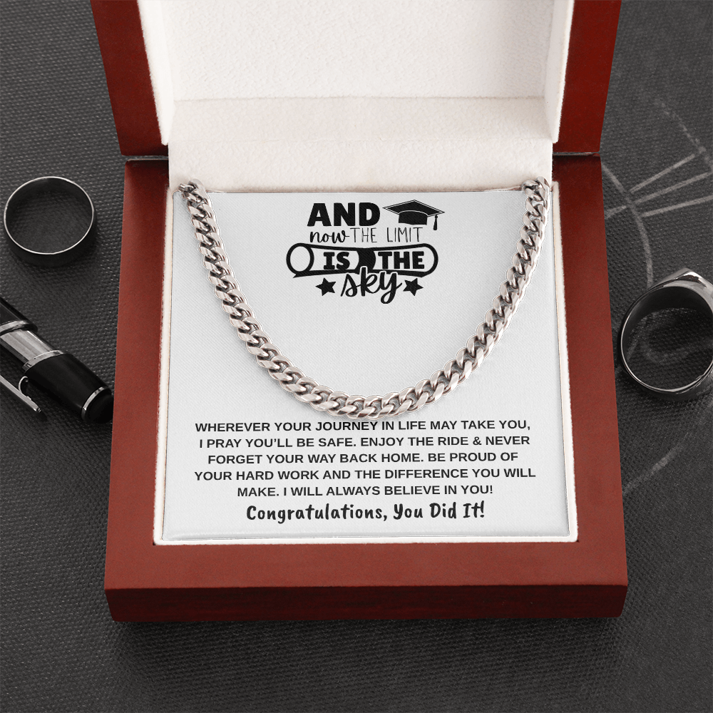 Limit is the Sky Graduation | Cuban Link Chain