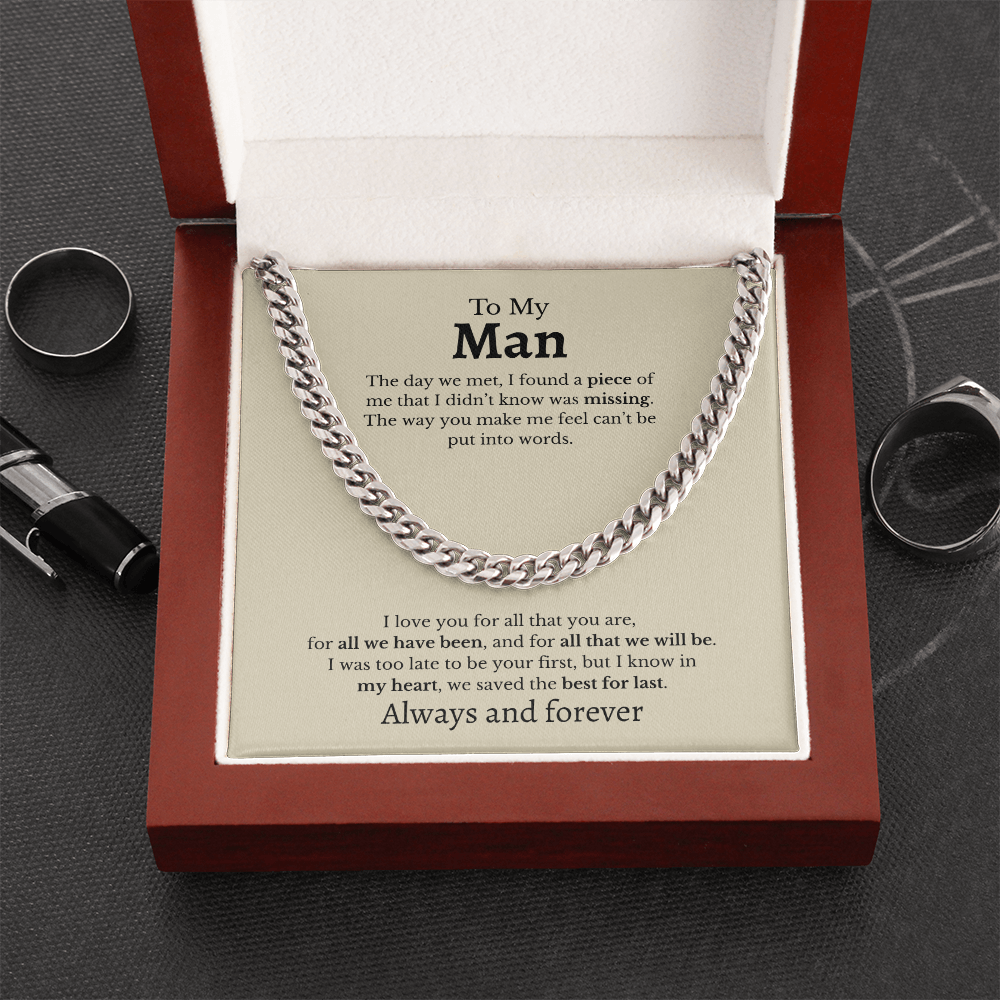 To My Man | Cuban Link Chain