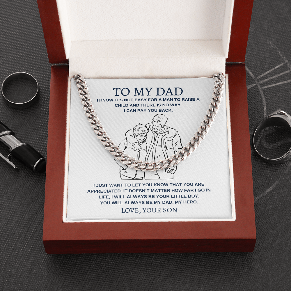 To My Dad | Cuban Link Chain