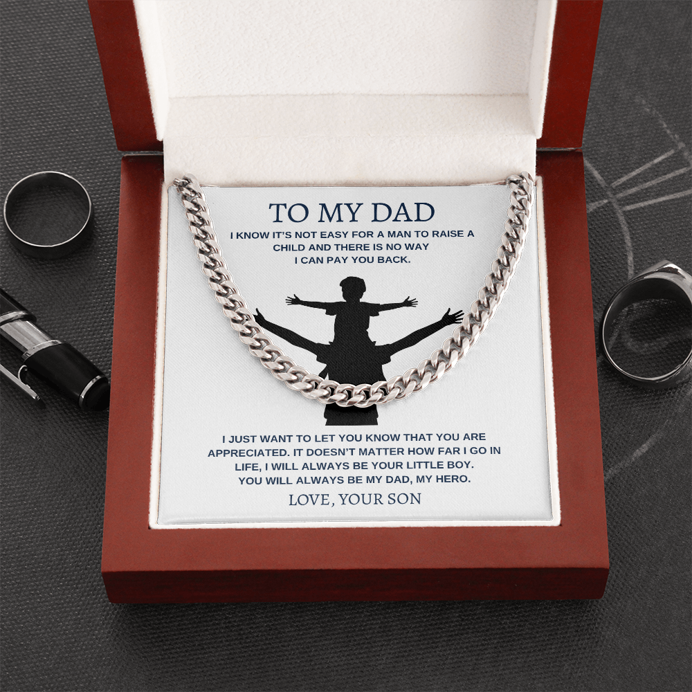 To My Dad | Cuban Link Chain