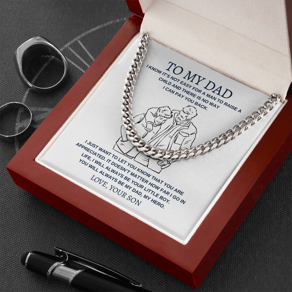 To My Dad | Cuban Link Chain