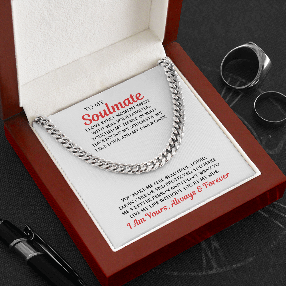 TO MY Soulmate | Cuban Link Chain