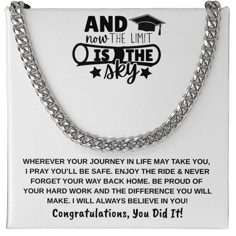 Limit is the Sky Graduation | Cuban Link Chain