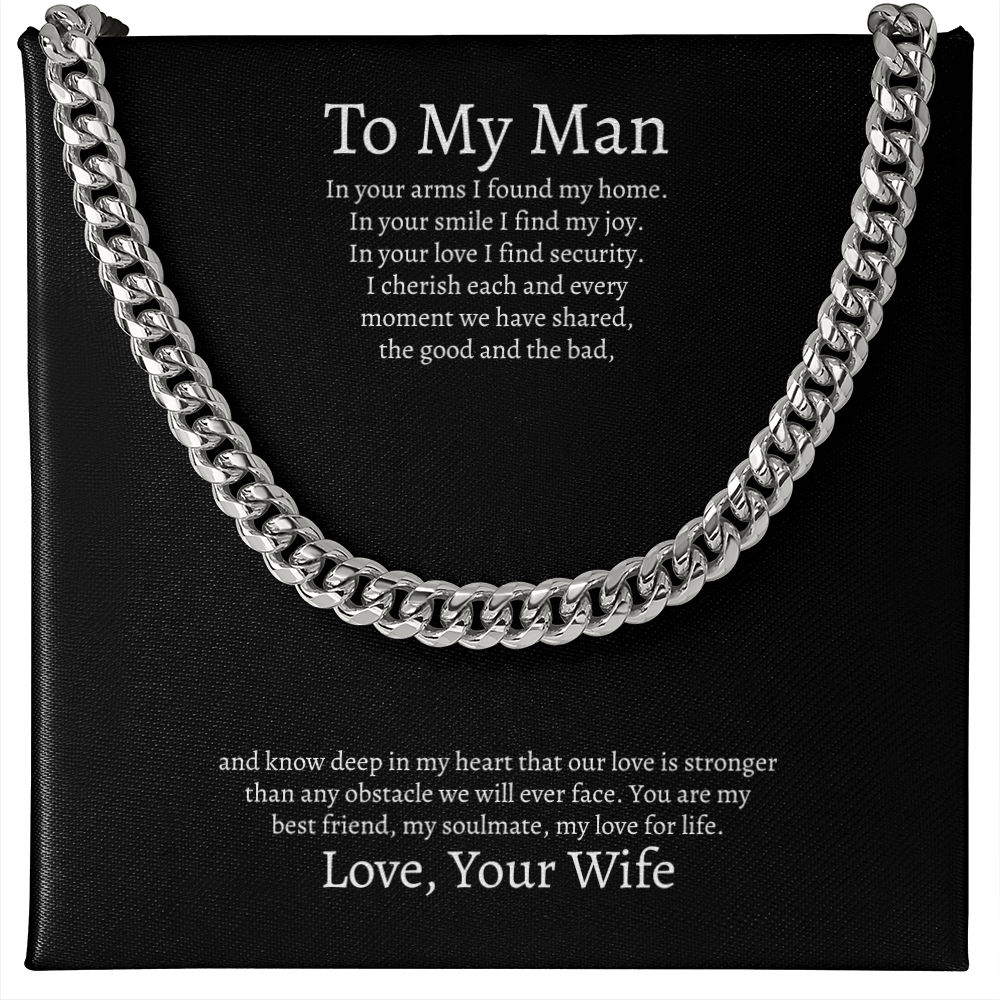 To My Man | Cuban Link Chain