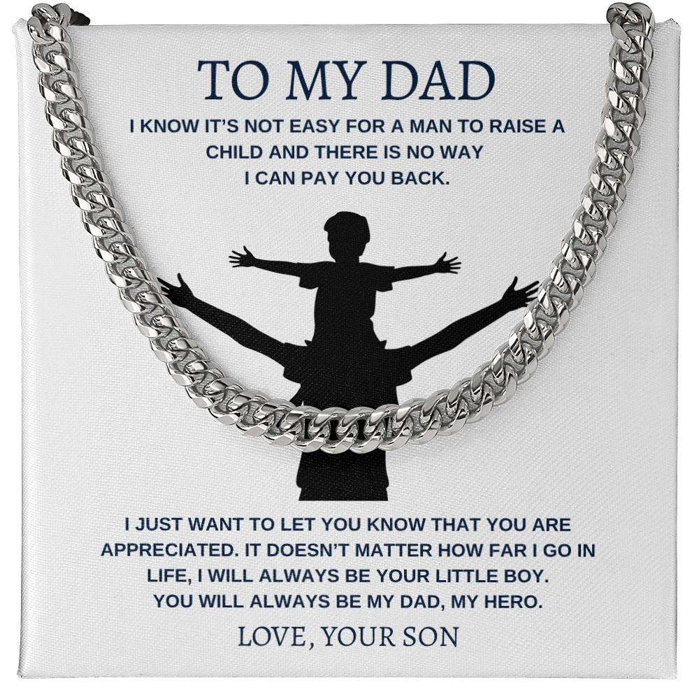 To My Dad | Cuban Link Chain