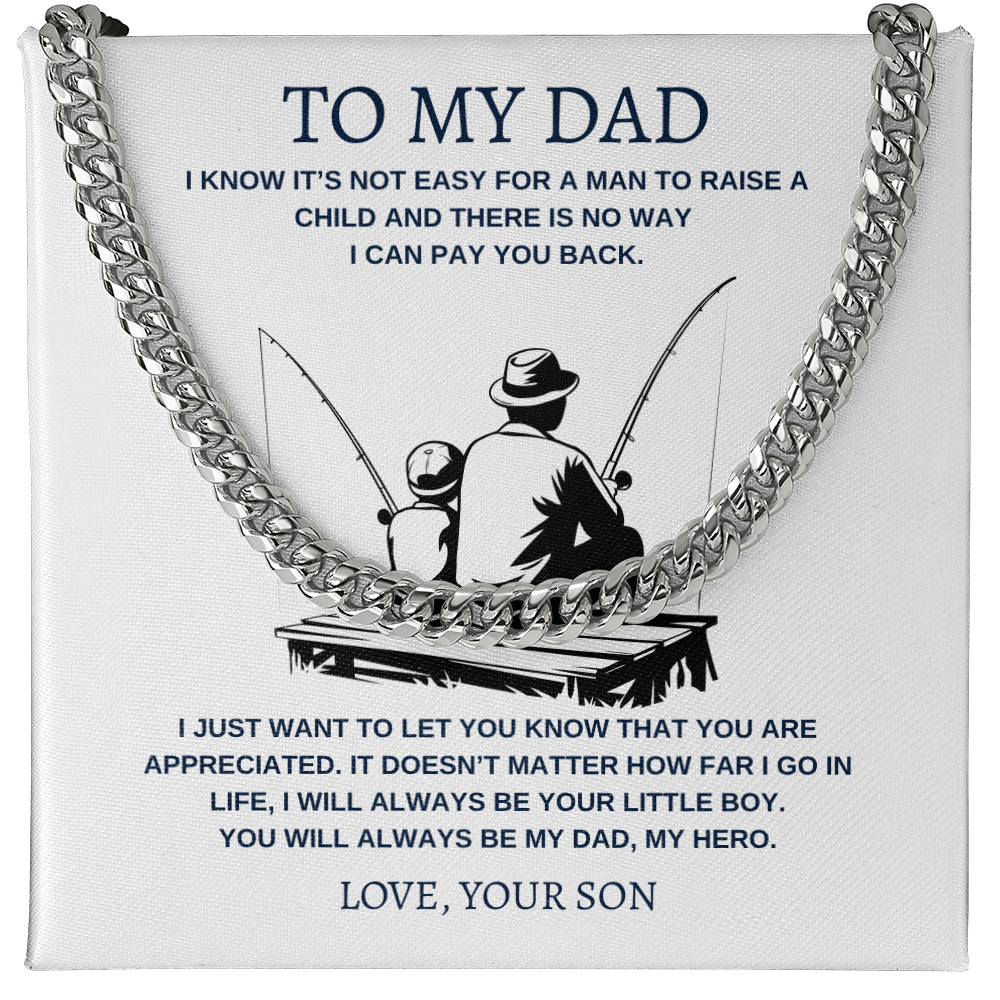 To My Dad | Cuban Link Chain