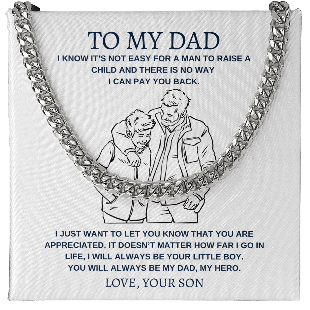 To My Dad | Cuban Link Chain