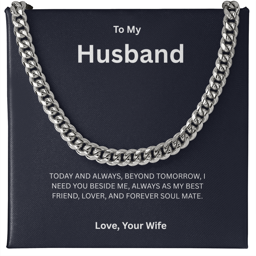 To My Husband | Cuban Link Chain