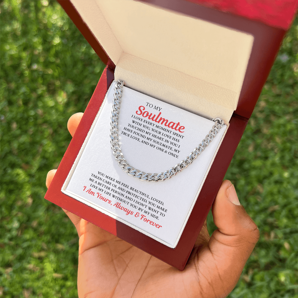 TO MY Soulmate | Cuban Link Chain
