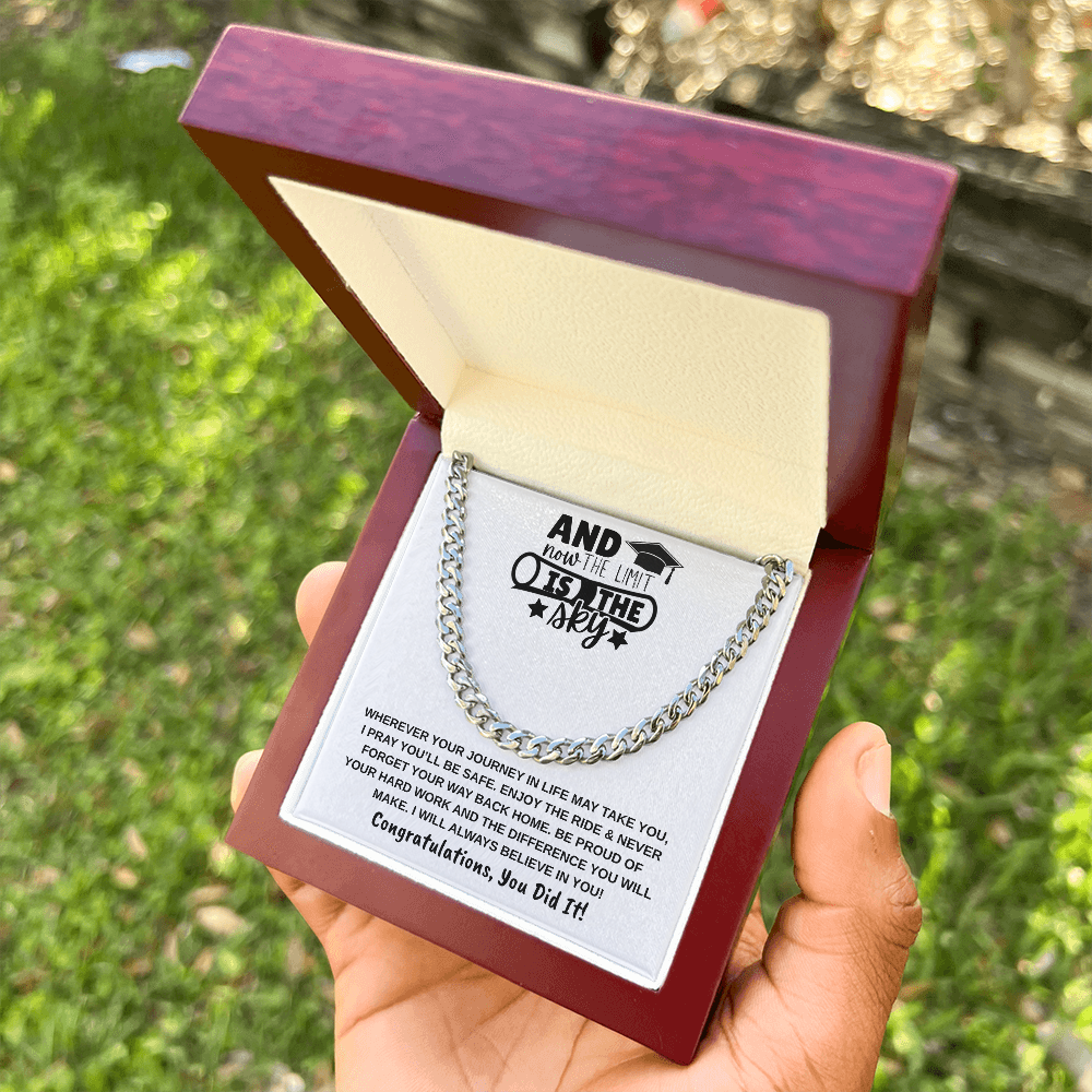 Limit is the Sky Graduation | Cuban Link Chain