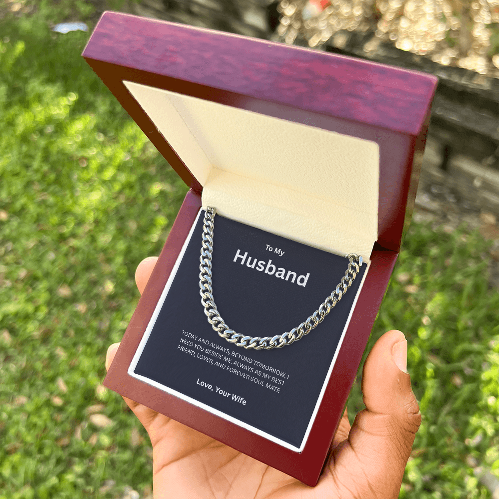 To My Husband | Cuban Link Chain