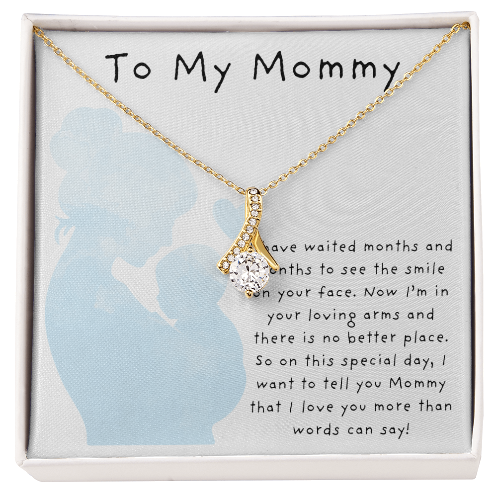 To My Mommy Blue | Alluring Beauty Necklace