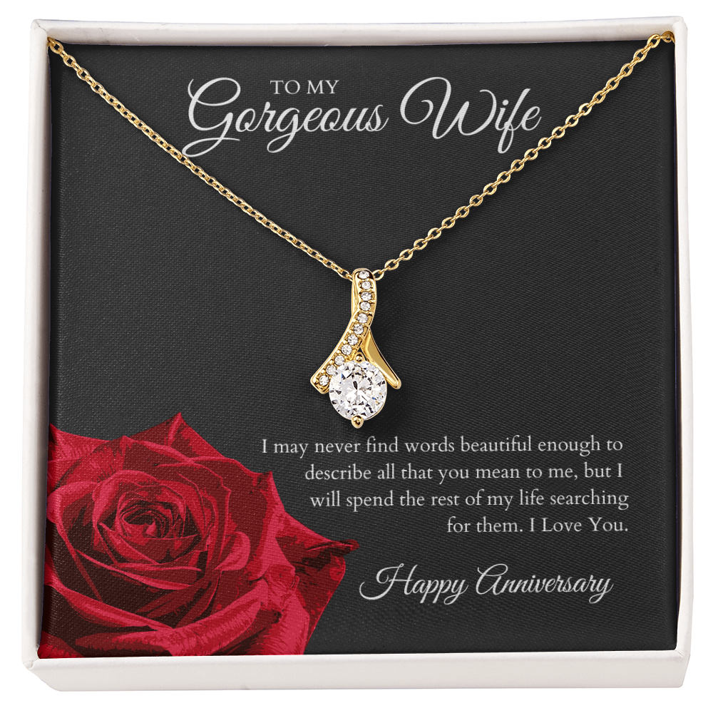 Anniversary Gift to Gorgeous Wife | Alluring Beauty Necklace