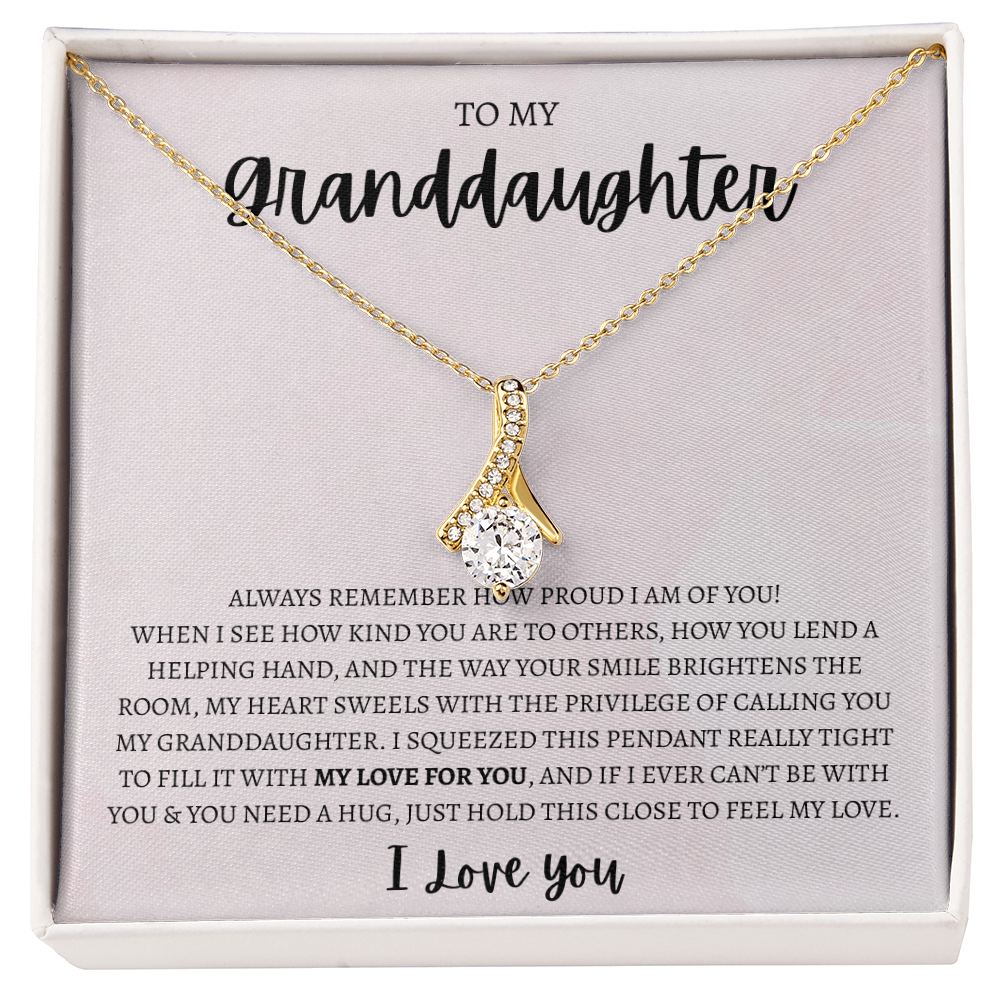 To My Granddaughter | Alluring Beauty Necklace