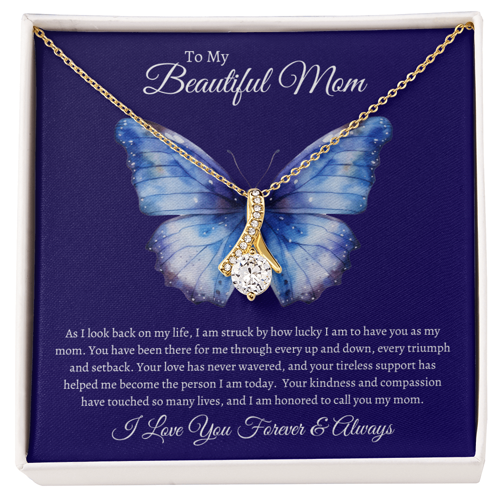 To My Beautiful Mom | Alluring Beauty Necklace