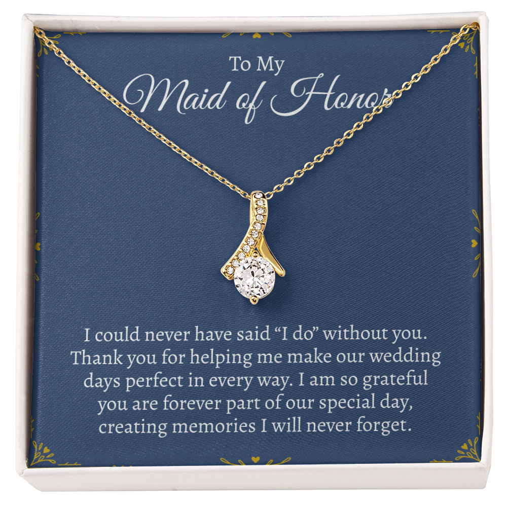 To My Maid of Honor | Alluring Beauty Necklace