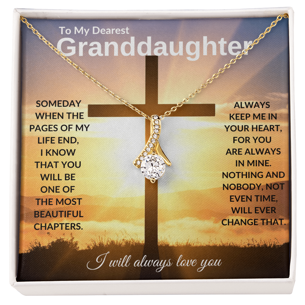 To My Dearest Granddaughter | Alluring Beauty Necklace