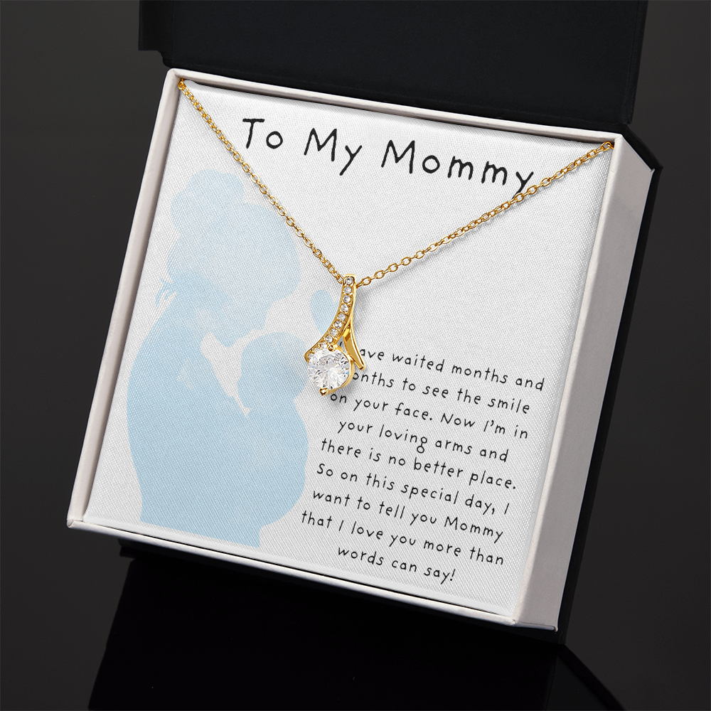 To My Mommy Blue | Alluring Beauty Necklace