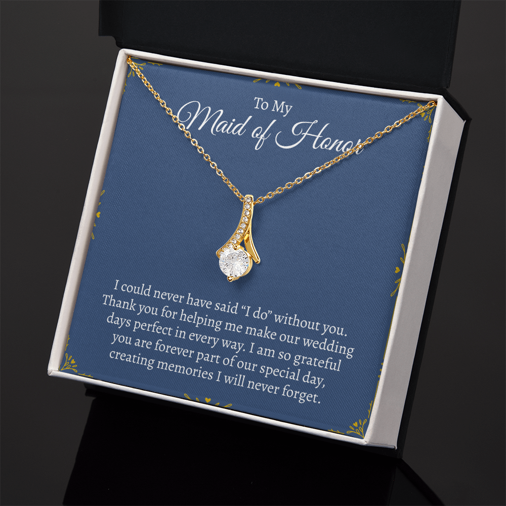 To My Maid of Honor | Alluring Beauty Necklace