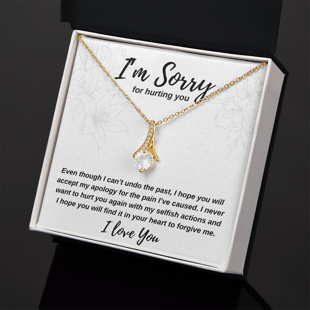 I'm Sorry for hurting you | Alluring Beauty Necklace