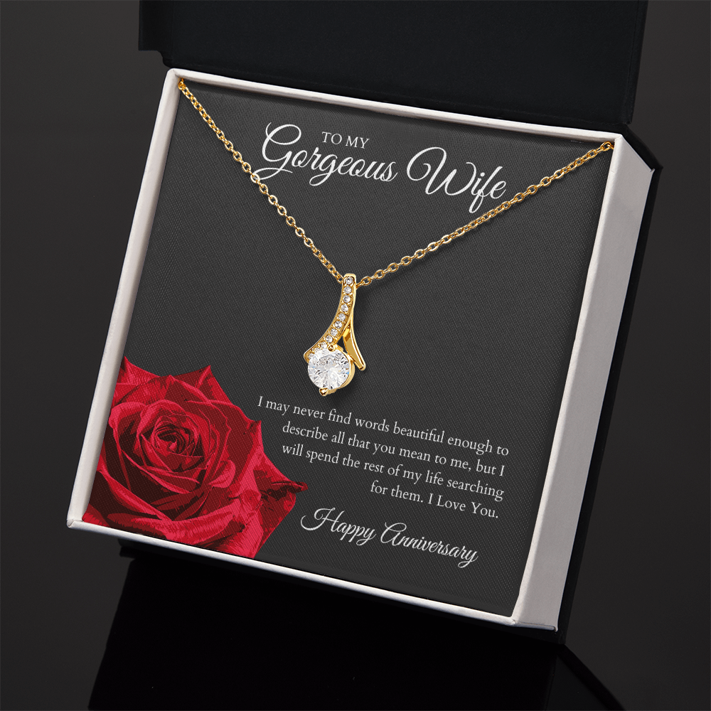 Anniversary Gift to Gorgeous Wife | Alluring Beauty Necklace