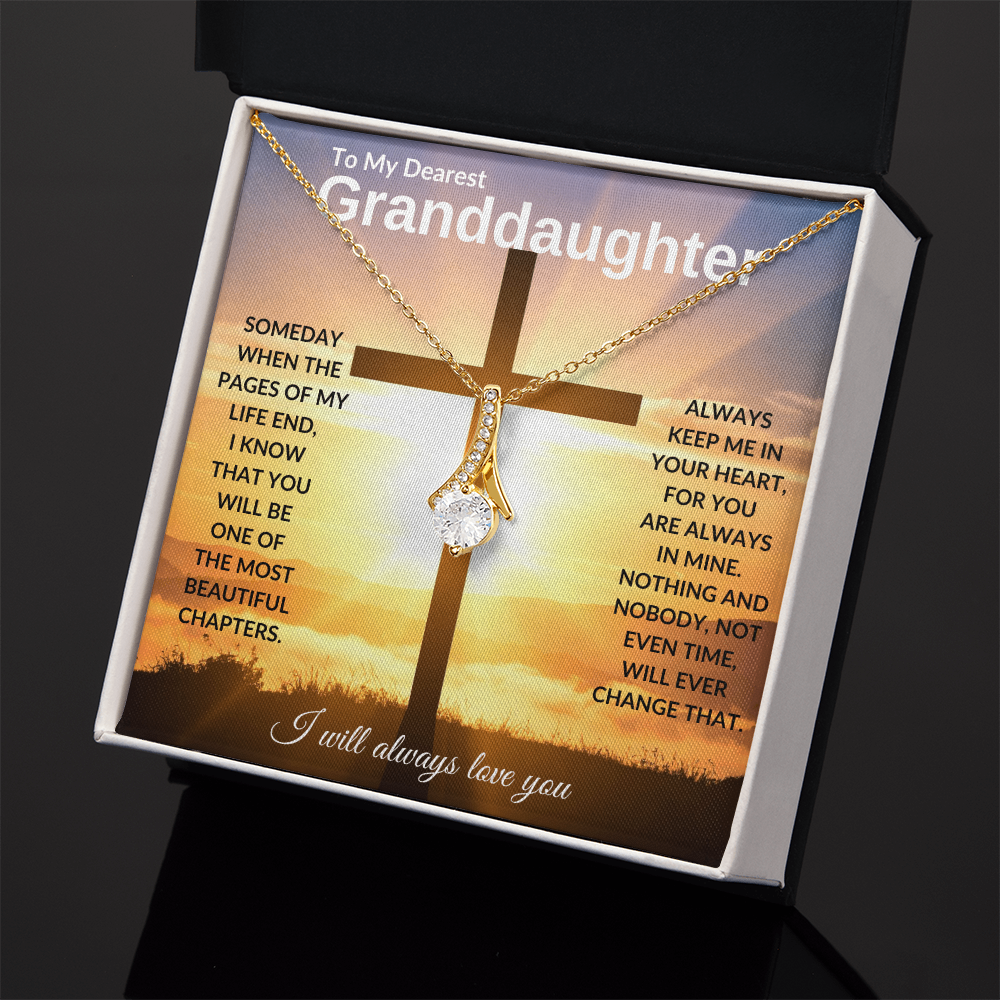 To My Dearest Granddaughter | Alluring Beauty Necklace