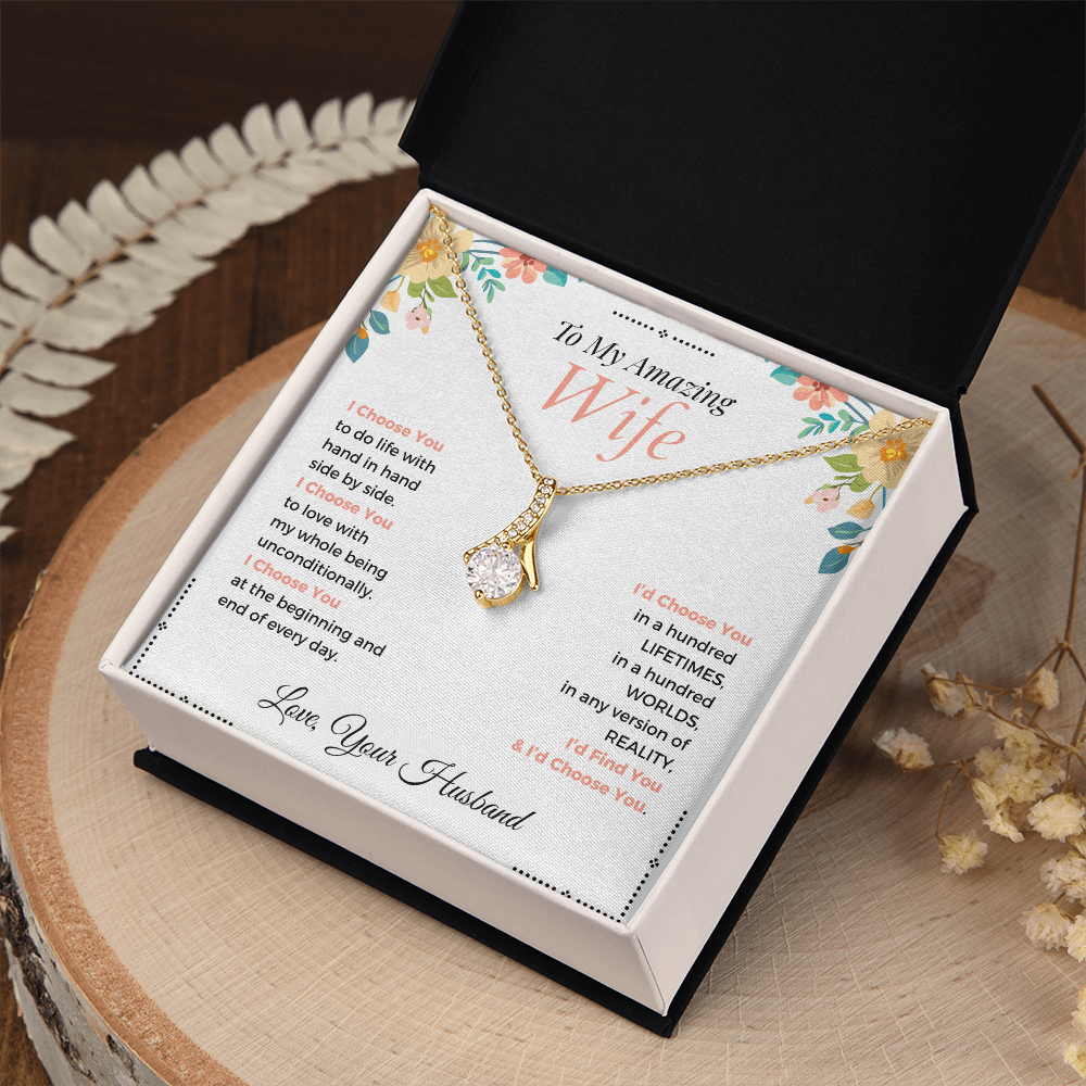 To my Amazing Wife | Alluring Beauty Necklace