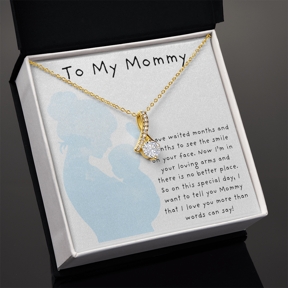 To My Mommy Blue | Alluring Beauty Necklace