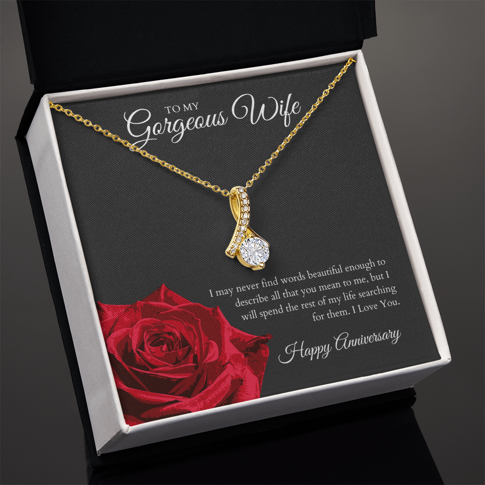 Anniversary Gift to Gorgeous Wife | Alluring Beauty Necklace