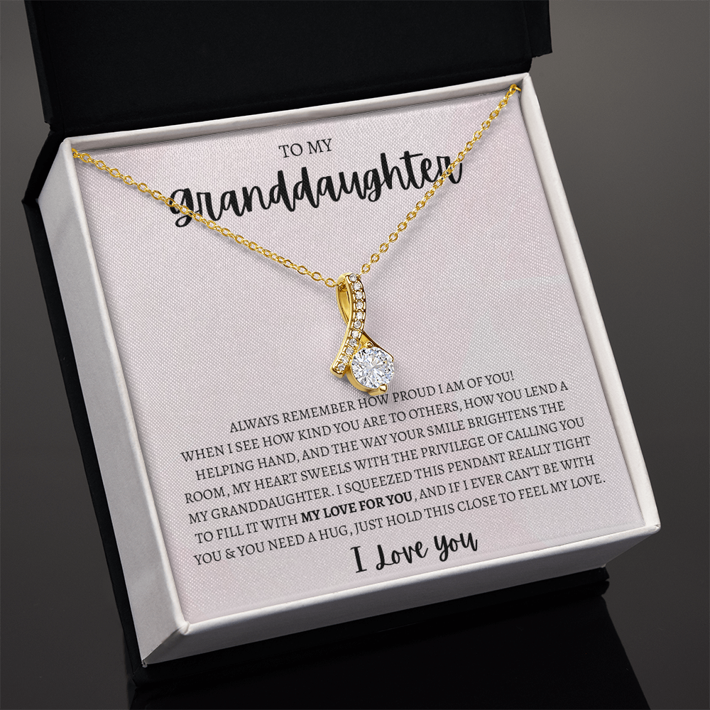 To My Granddaughter | Alluring Beauty Necklace