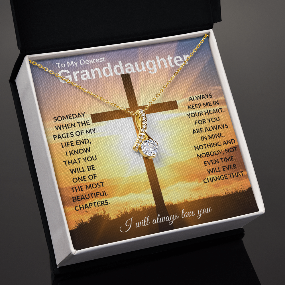 To My Dearest Granddaughter | Alluring Beauty Necklace