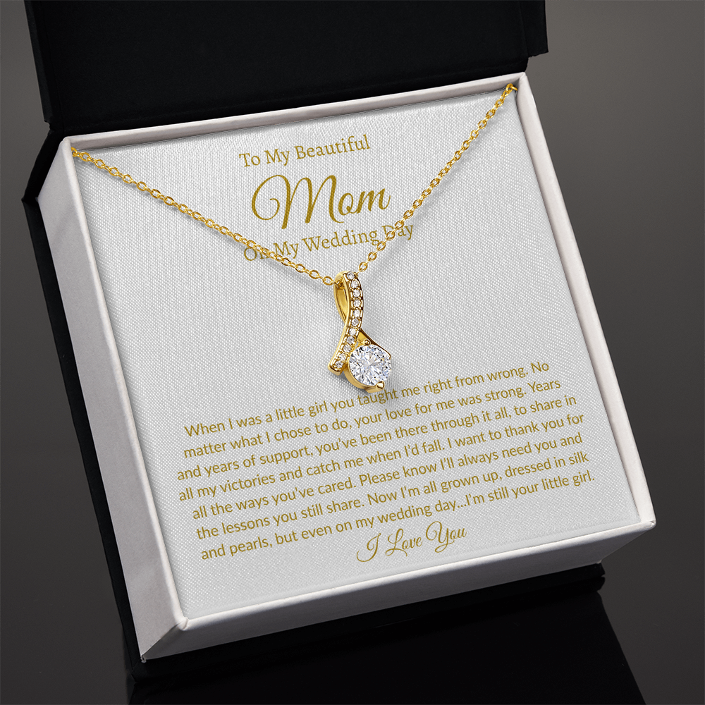 My Beautiful Mom on my Wedding | Alluring Beauty Necklace