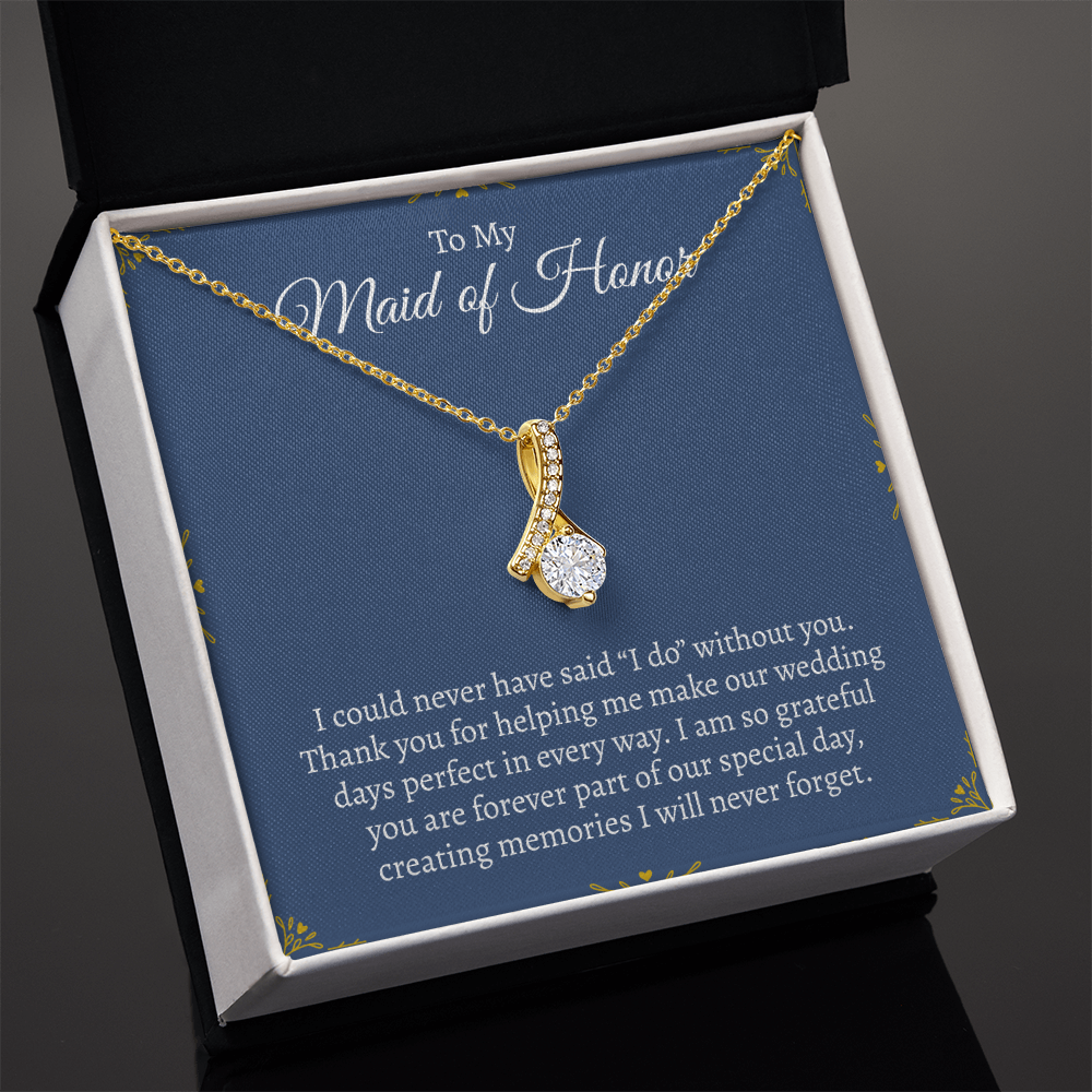 To My Maid of Honor | Alluring Beauty Necklace