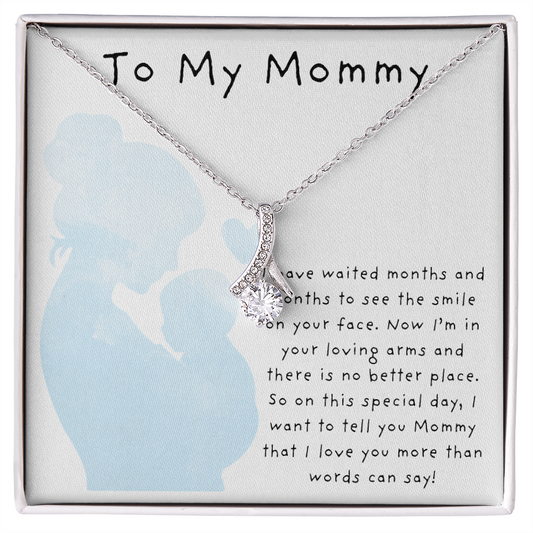 To My Mommy Blue | Alluring Beauty Necklace