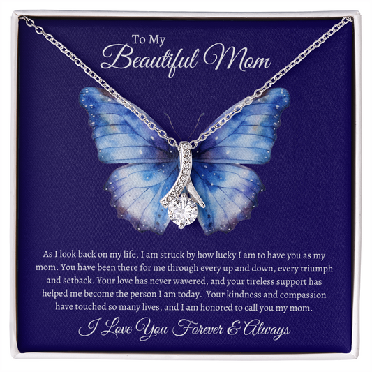 To My Beautiful Mom | Alluring Beauty Necklace