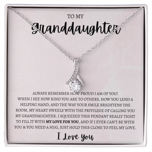 To My Granddaughter | Alluring Beauty Necklace