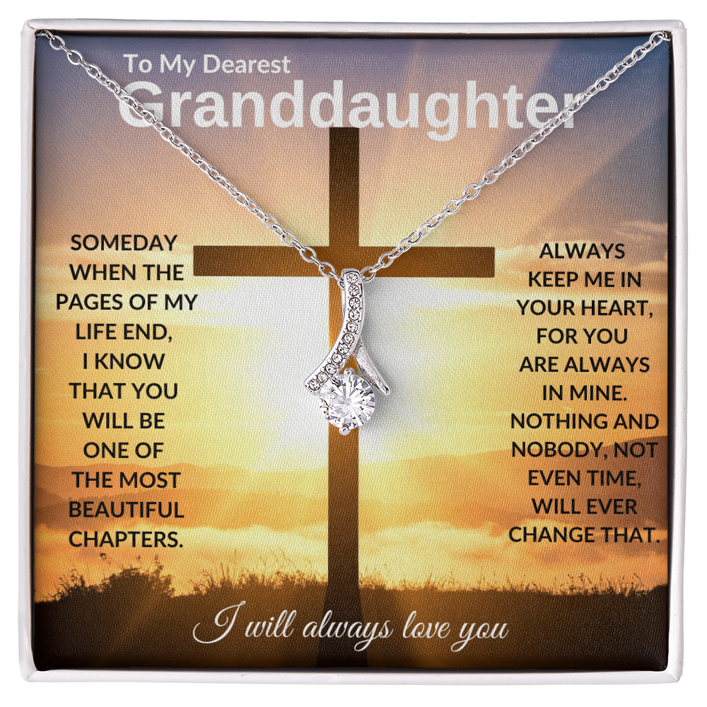 To My Dearest Granddaughter | Alluring Beauty Necklace