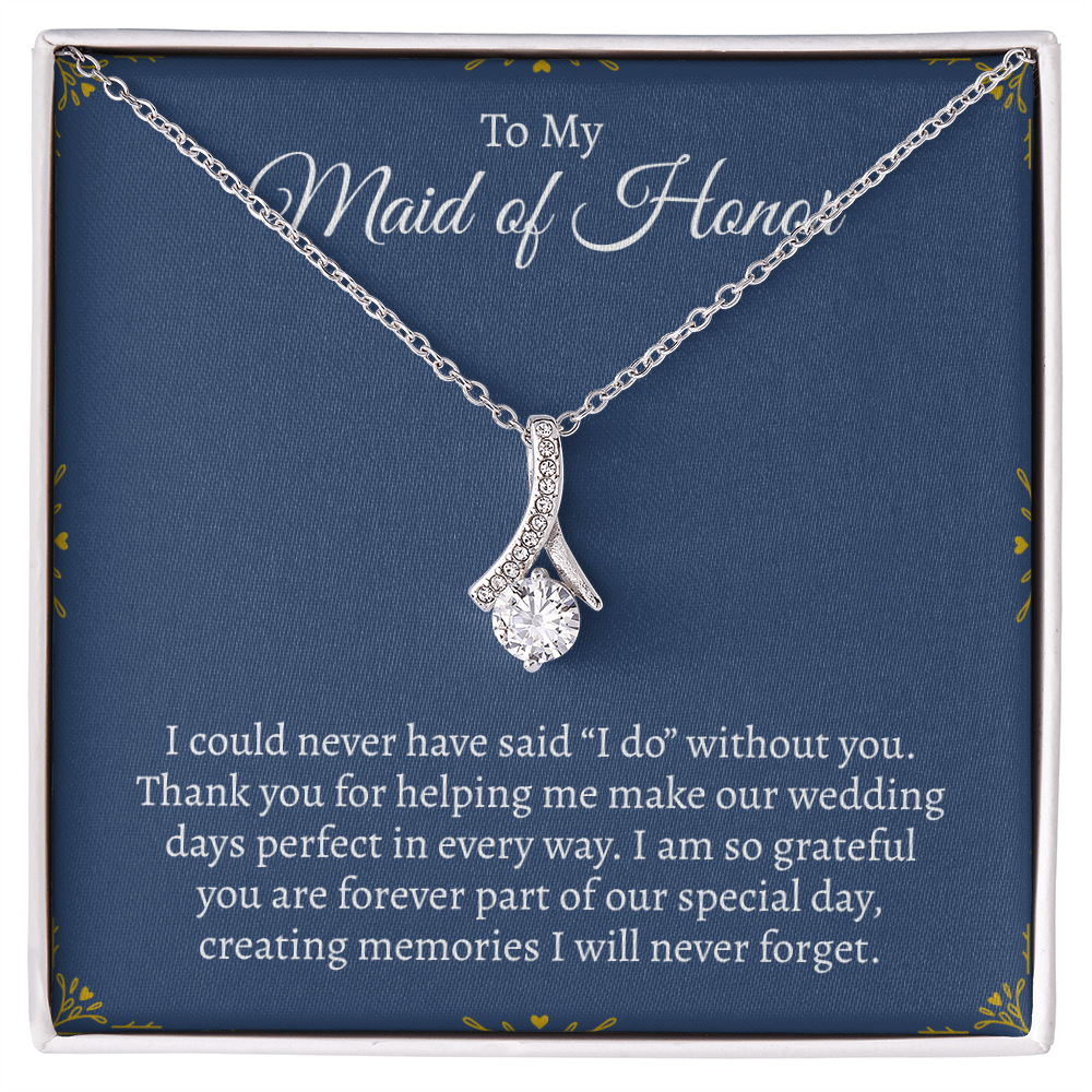 To My Maid of Honor | Alluring Beauty Necklace