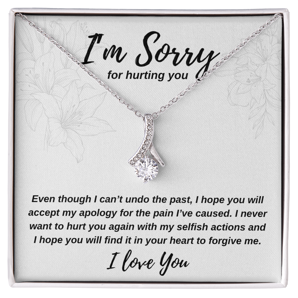 I'm Sorry for hurting you | Alluring Beauty Necklace