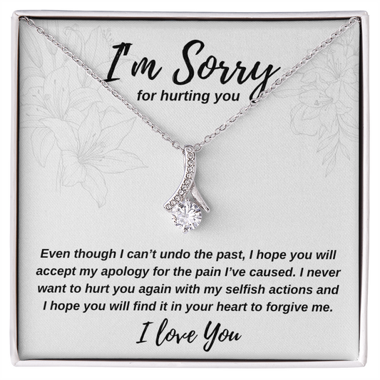 I'm Sorry for hurting you | Alluring Beauty Necklace