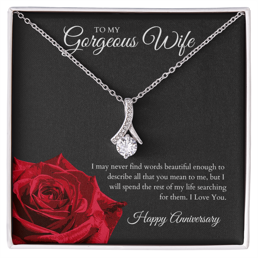 Anniversary Gift to Gorgeous Wife | Alluring Beauty Necklace