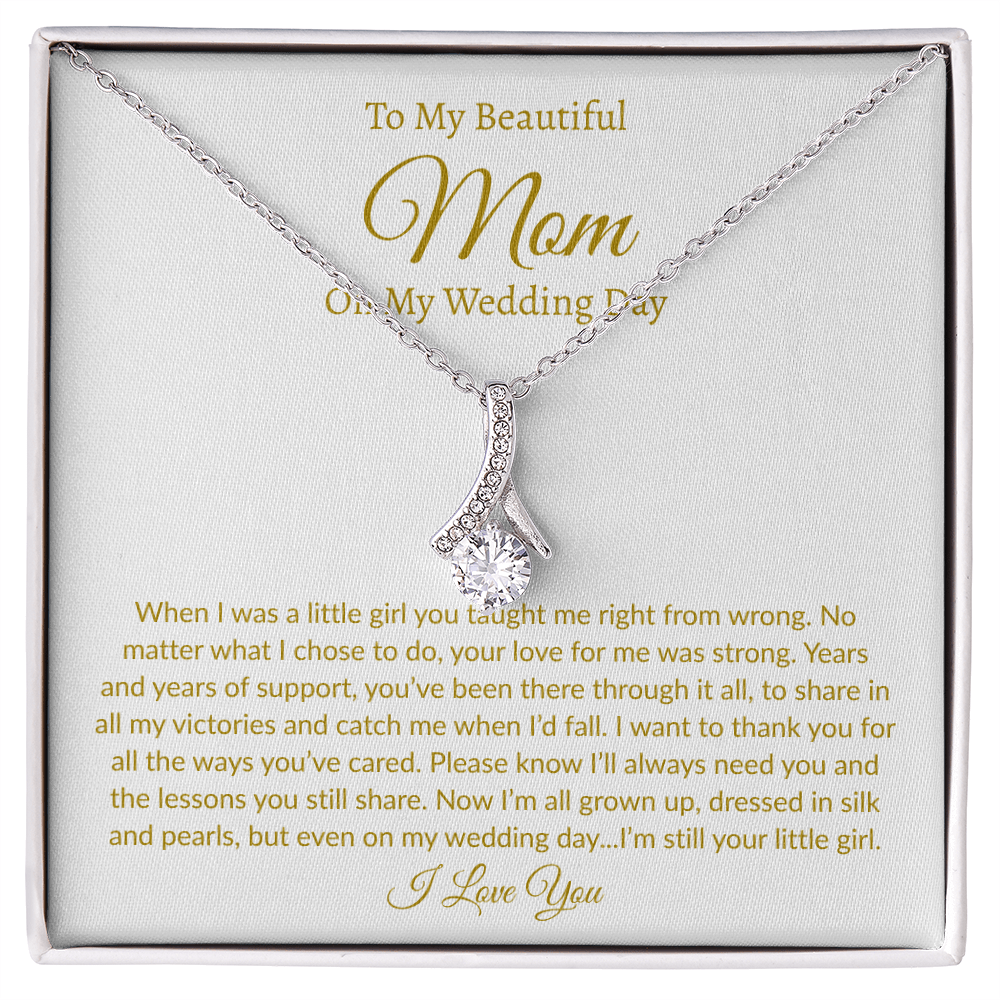 My Beautiful Mom on my Wedding | Alluring Beauty Necklace