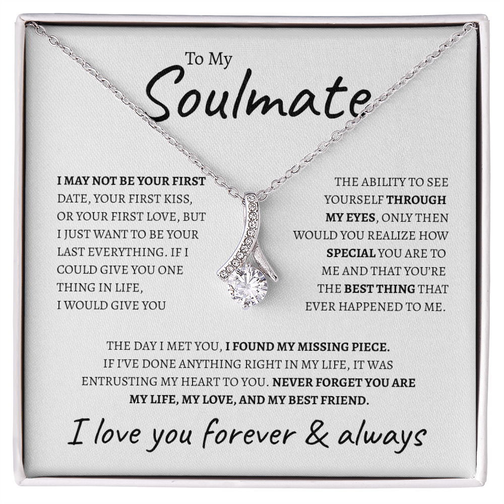 To My Soulmate "I want to be your last" | Alluring Beauty Necklace