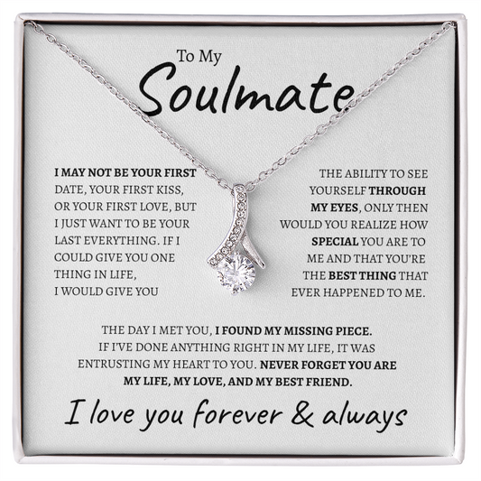 To My Soulmate "I want to be your last" | Alluring Beauty Necklace