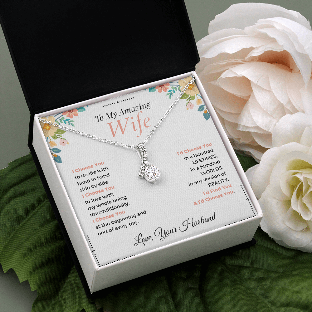 To my Amazing Wife | Alluring Beauty Necklace