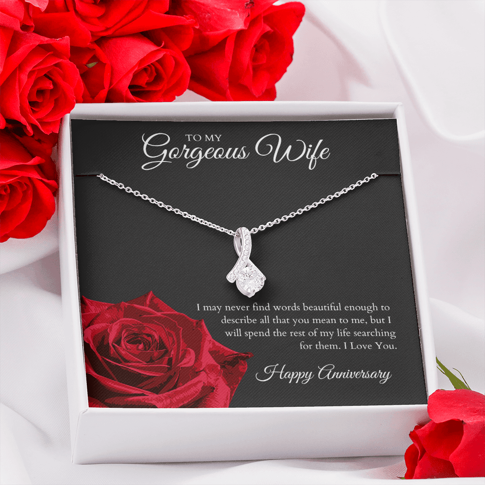 Anniversary Gift to Gorgeous Wife | Alluring Beauty Necklace